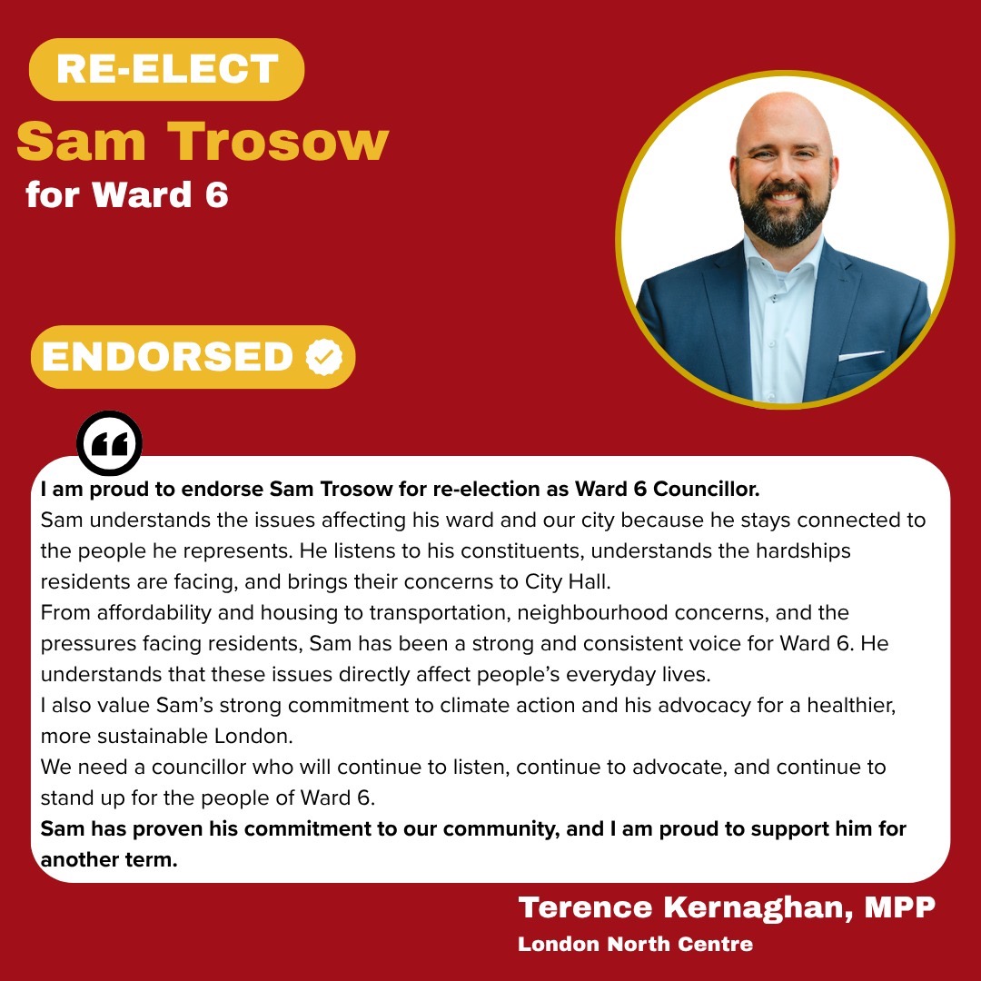 A photo of an endorsement for Sam from Nancy Branscombe